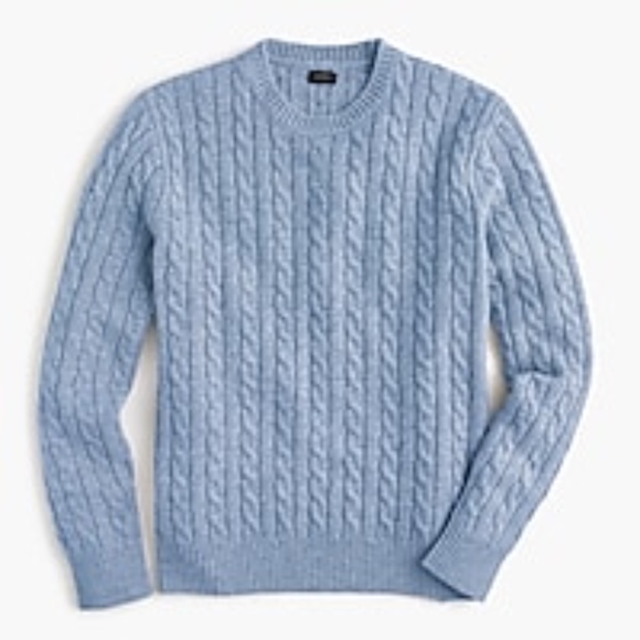 blue knit sweater mens